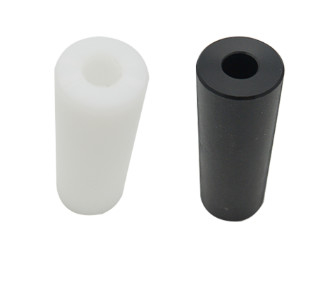 Bộ phận kim loại gia công Delrin POM màu đen, Bộ phận CNC tùy chỉnh PEEK PA6 cho rô bốt