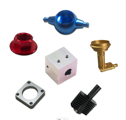 Các thành phần gia công chính xác được chế tạo tùy chỉnh Kim loại Alumium Steel Titanium