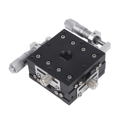 XYZ Linear Stage với stepper motor 2mm Lead Screw Pitch 0.01mm/100mm thẳng