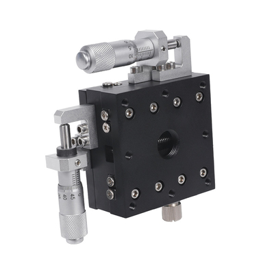 XYZ Linear Stage với stepper motor 2mm Lead Screw Pitch 0.01mm/100mm thẳng